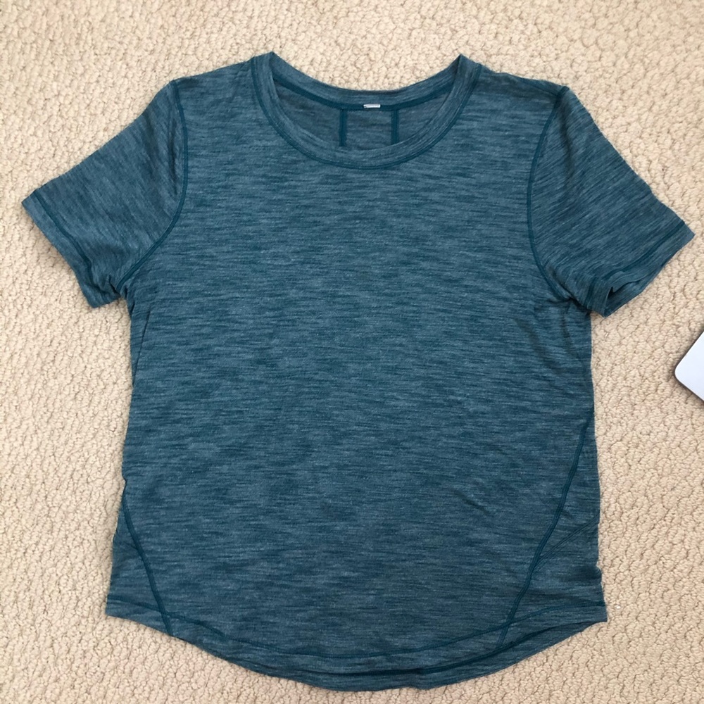 Lululemon Navy Heathered Shirt